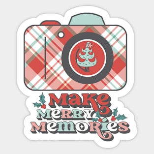 Make Merry Memories Sticker